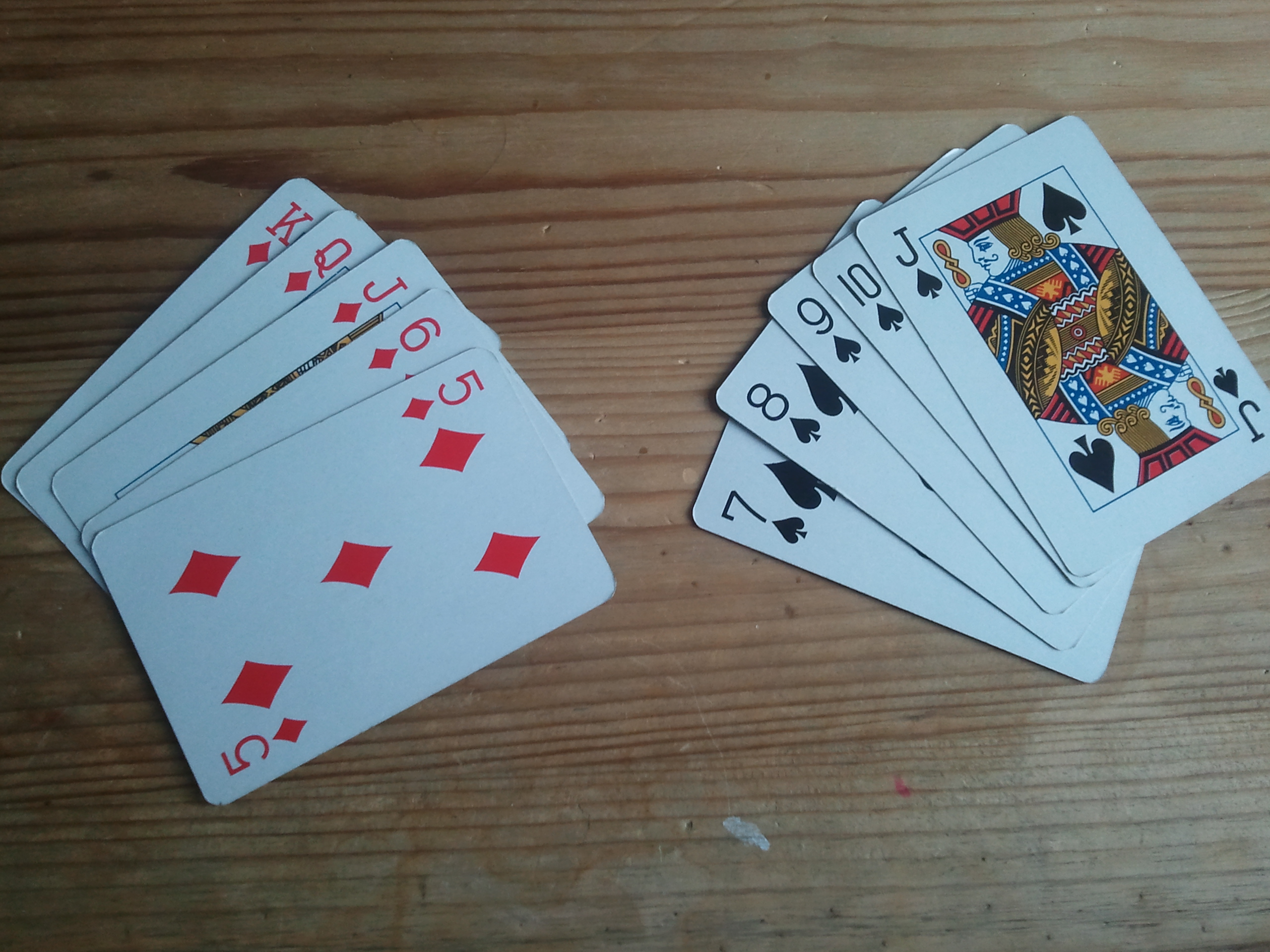 название карт в покере на столе